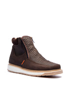 W. Ranger Boots / Brown Pytn Texture Embossed 1138