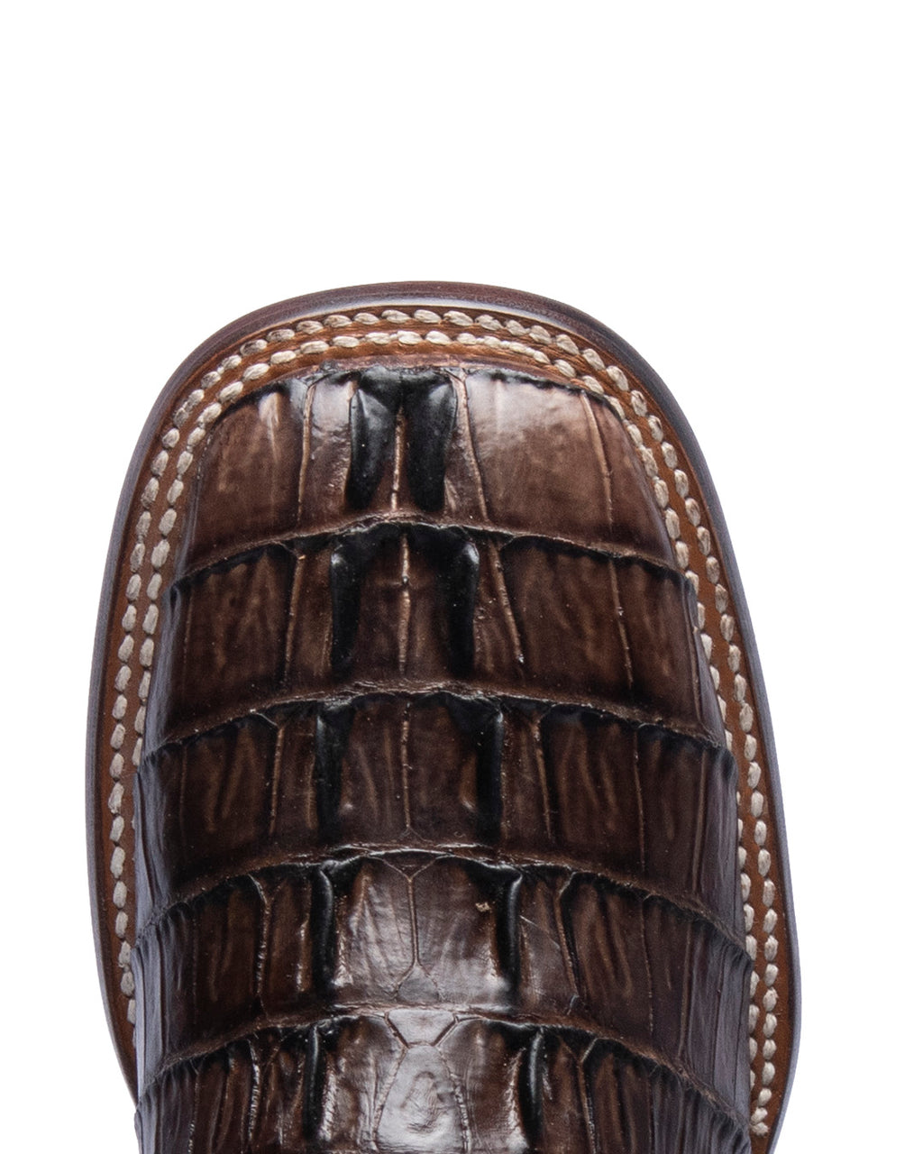 JP Western Boots - Brown Coco Cola Texture Embossed