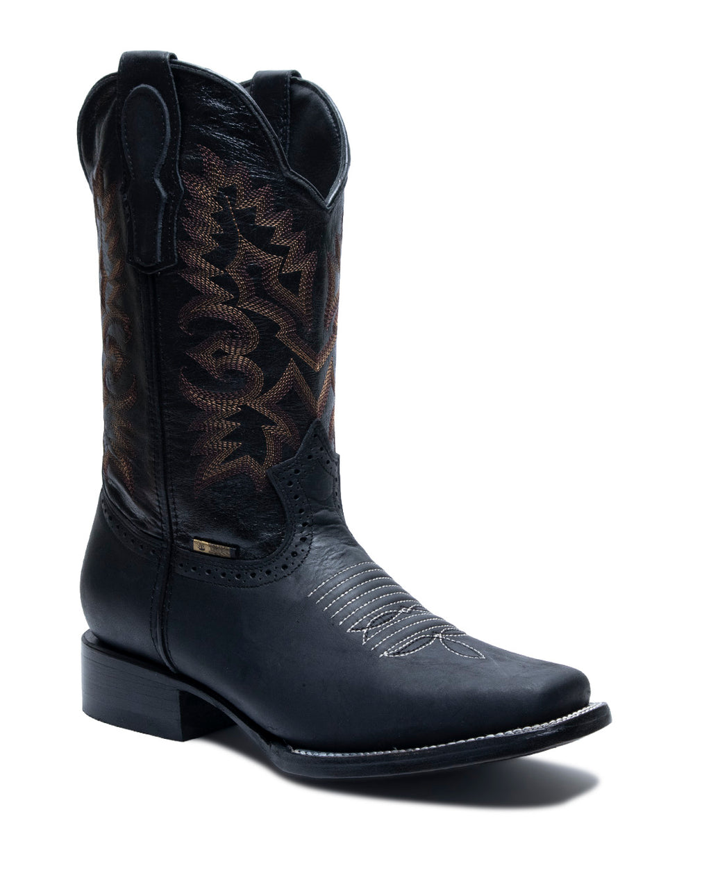 JP Western Boots - Black Creazy 400