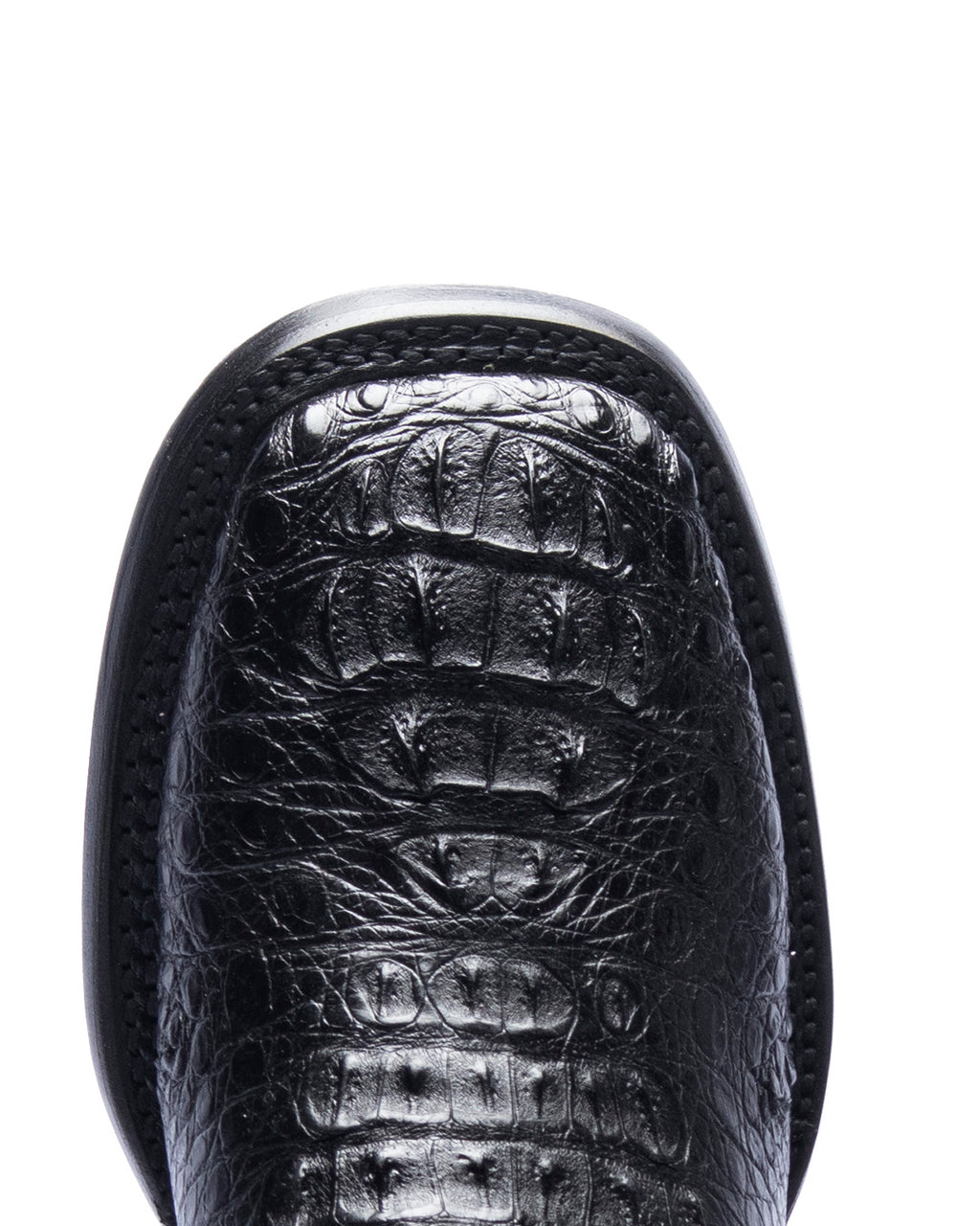 JP Western Boots - Black Nuca Texture Embossed