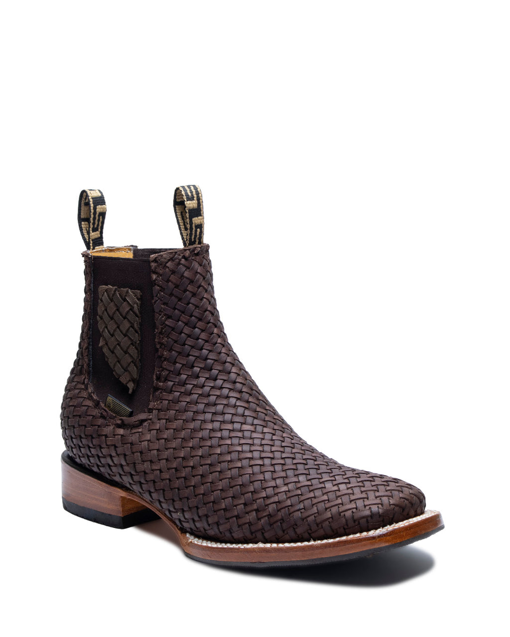 JP Western Dress Boots / Brown Petatillo