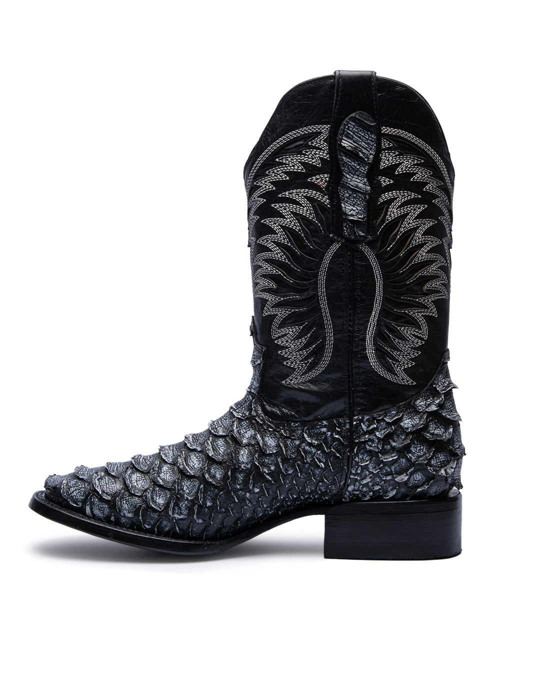 JP Western Boots - Ceniza Python Embossed