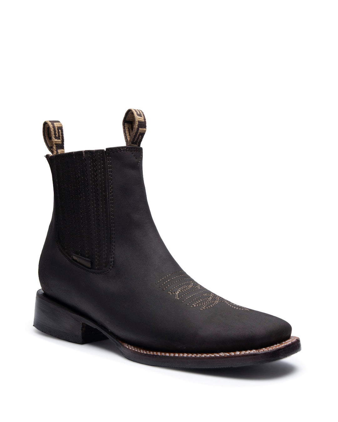 JP Western Dress Boots / Chocolate Nobuck