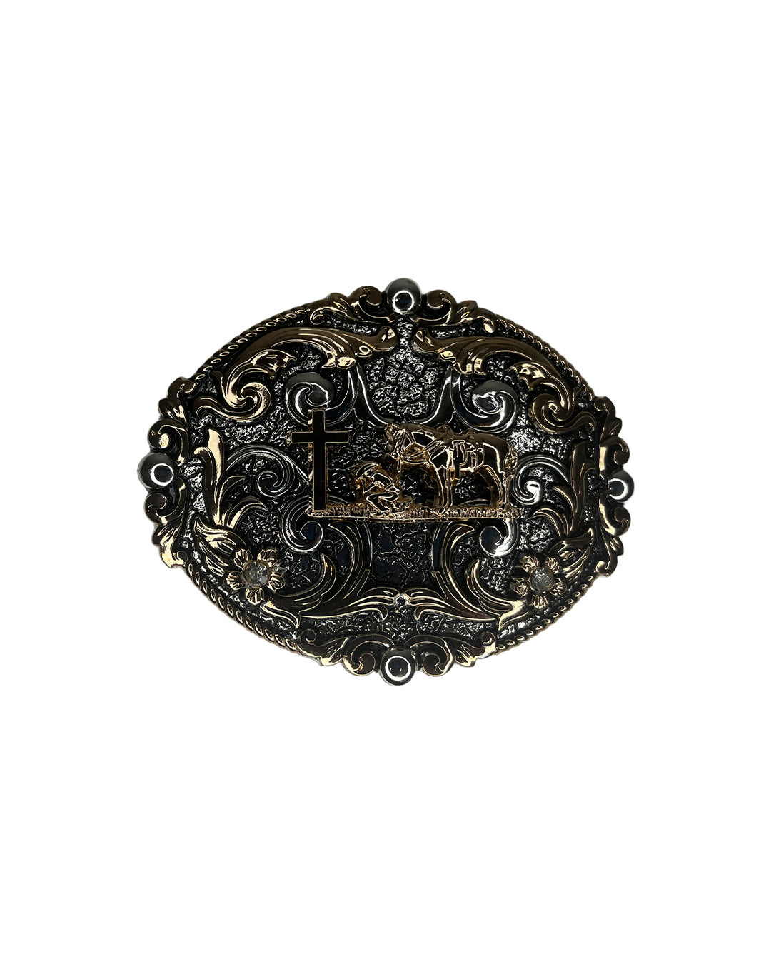 Hebilla Oración barroco churrigueresco