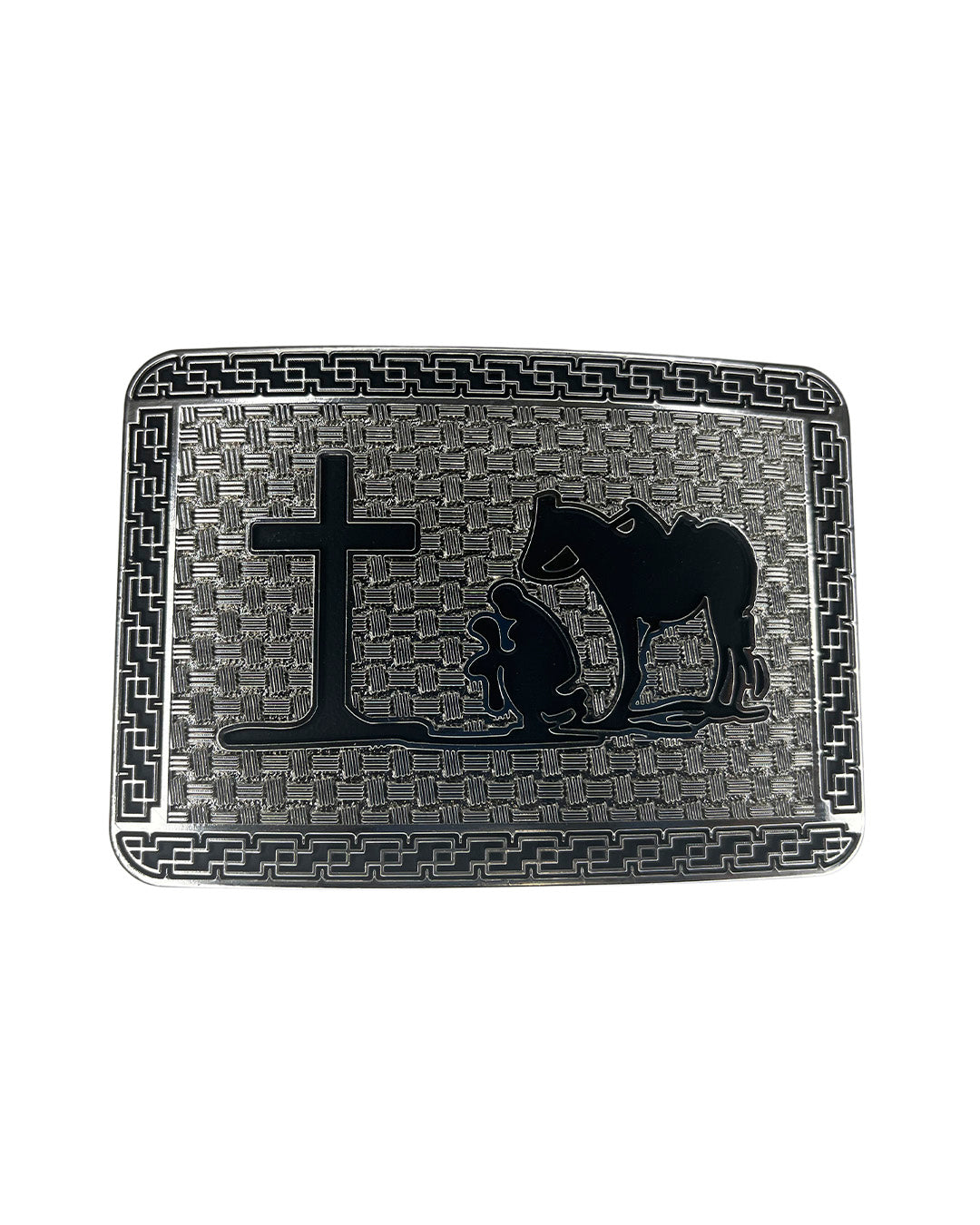 Hebilla Oración Plateada