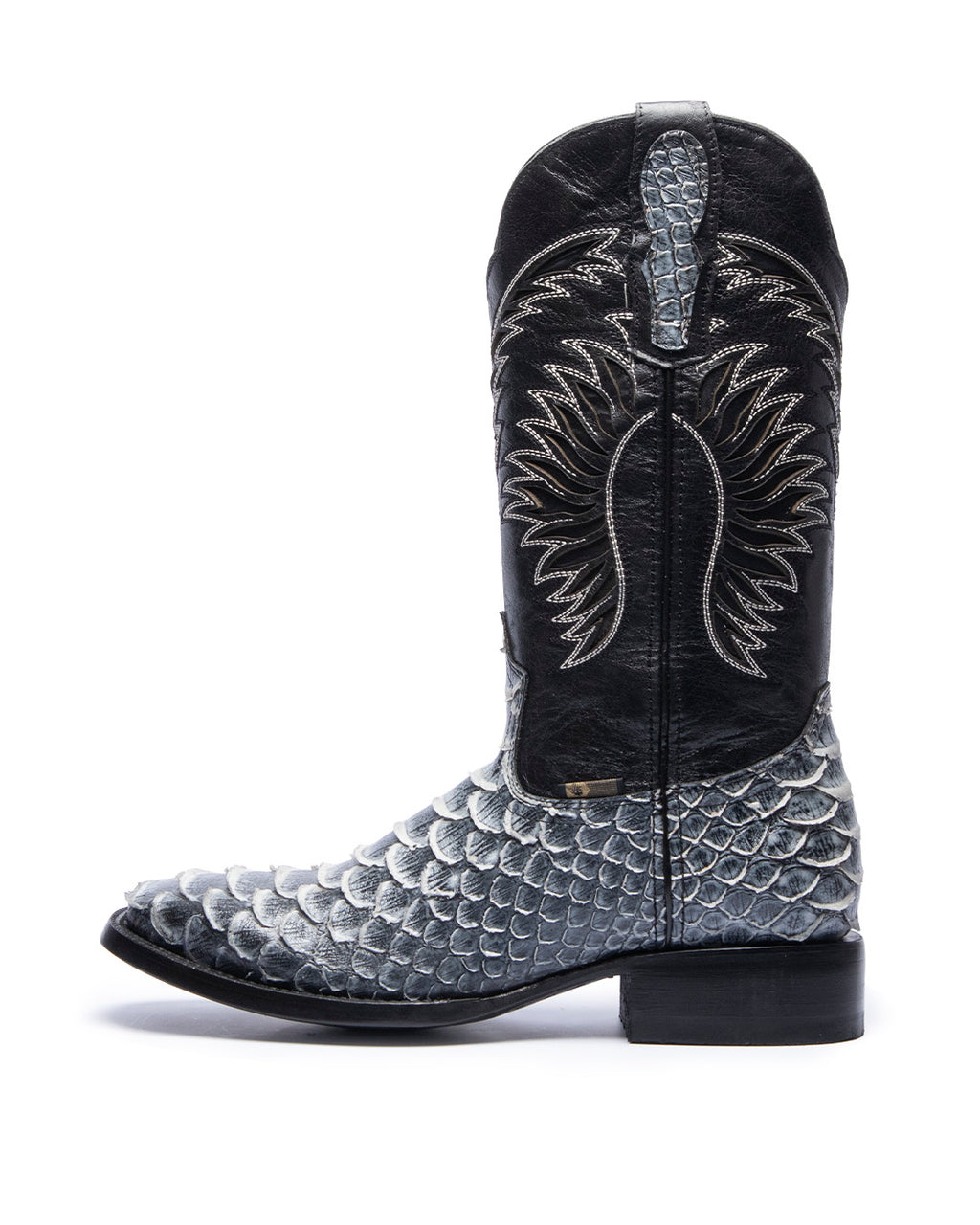 JP Western Boots - Bovine Leather Cowboy Boots with Textured Finish