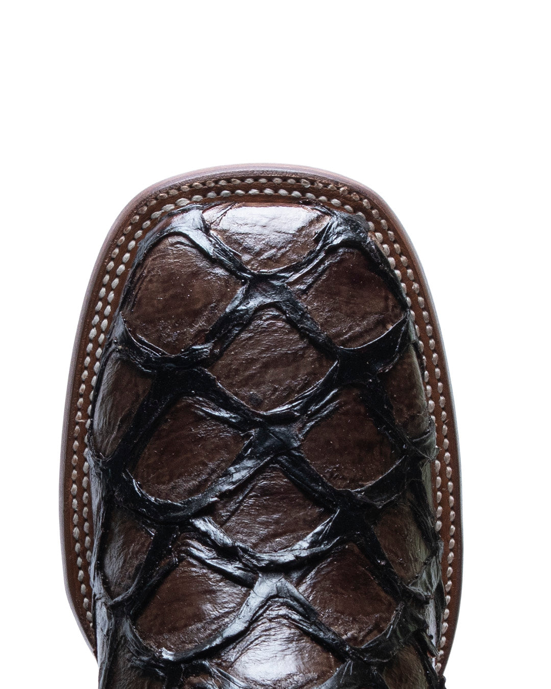 JP Western Boots - Brown Pirarucu