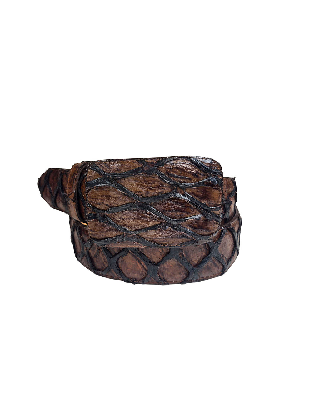 Cinturón P1rarucu Embossed Café
