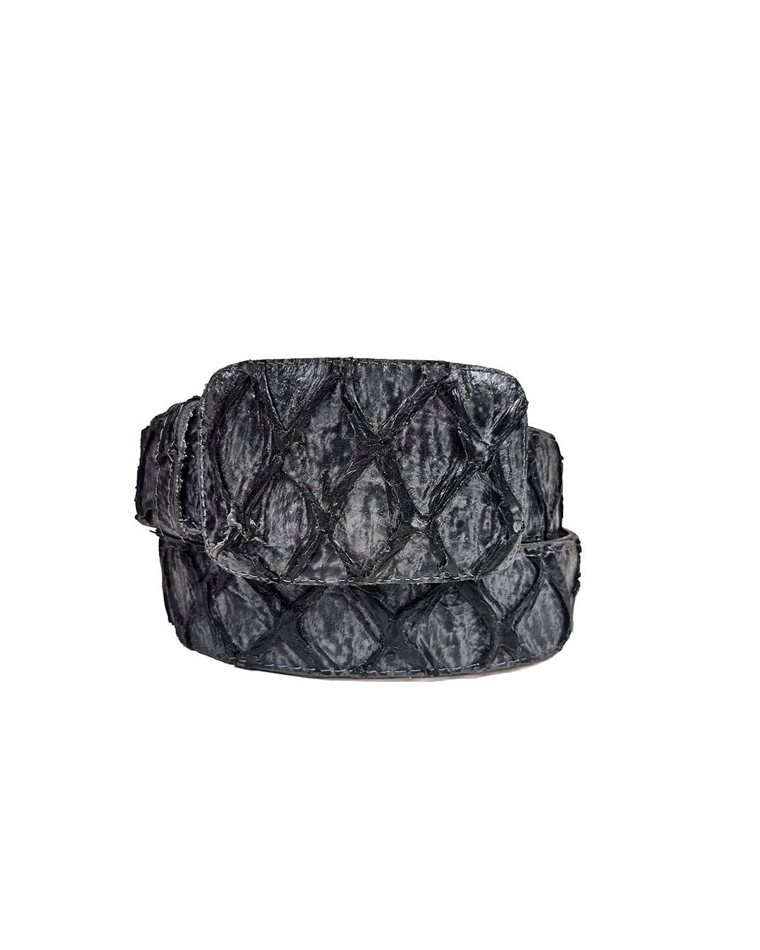 Cinturón Pirarucu Gris